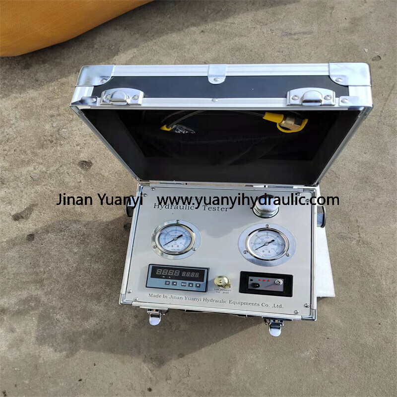 Digital Hydraulic Pump and Motor Pressure Flow Meter Tester,500L/MIN Portable Hydraulic Tester 