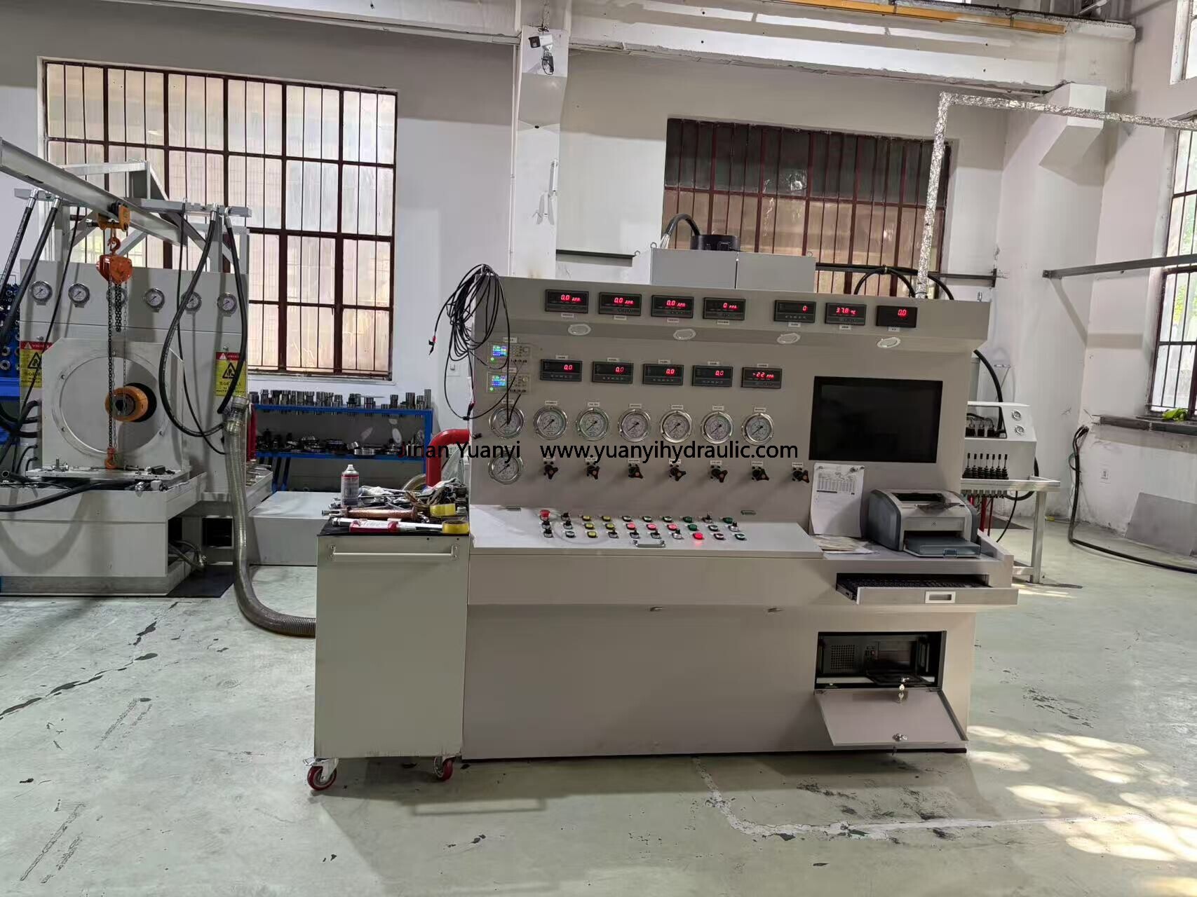 Hydraulic Cylinder Repairing and Testing Equipment, Hydraulic Pump Flow Test Bench