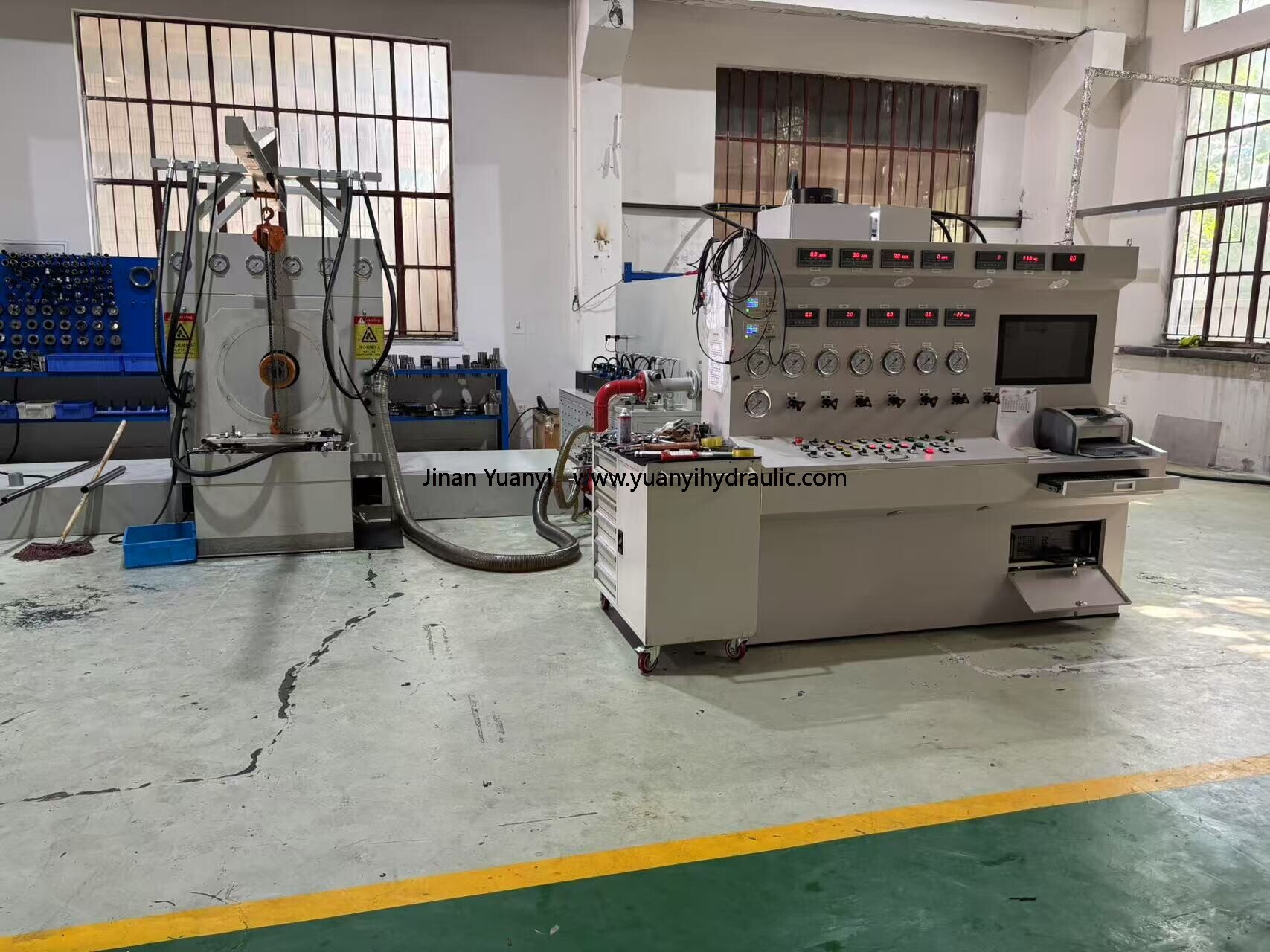 110KW 90KW Computerized Hydraulic Pump & Motor Test Stand | Digital ...