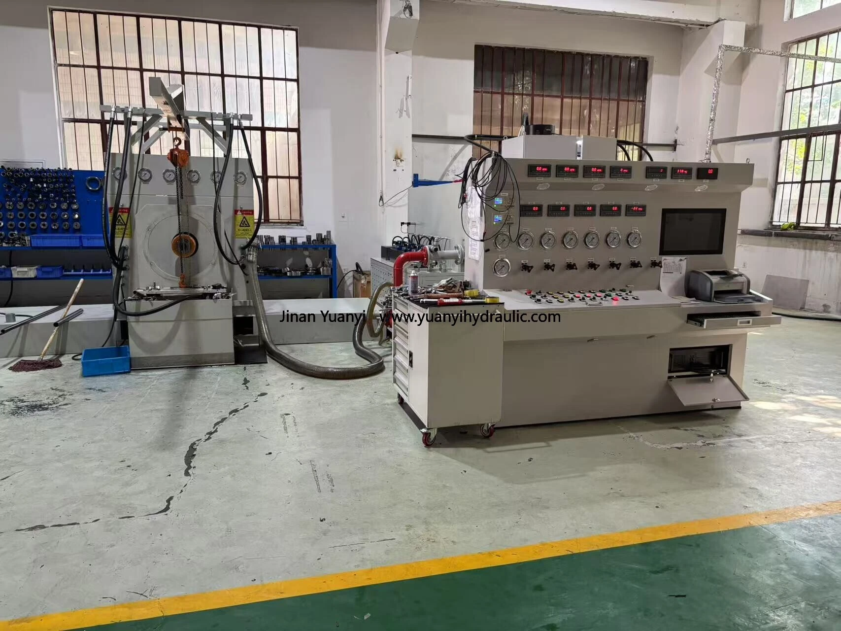 110KW 90KW Power Computerized Hydraulic Pump Test Stand,Digital Hydraulic Motor Test Rig