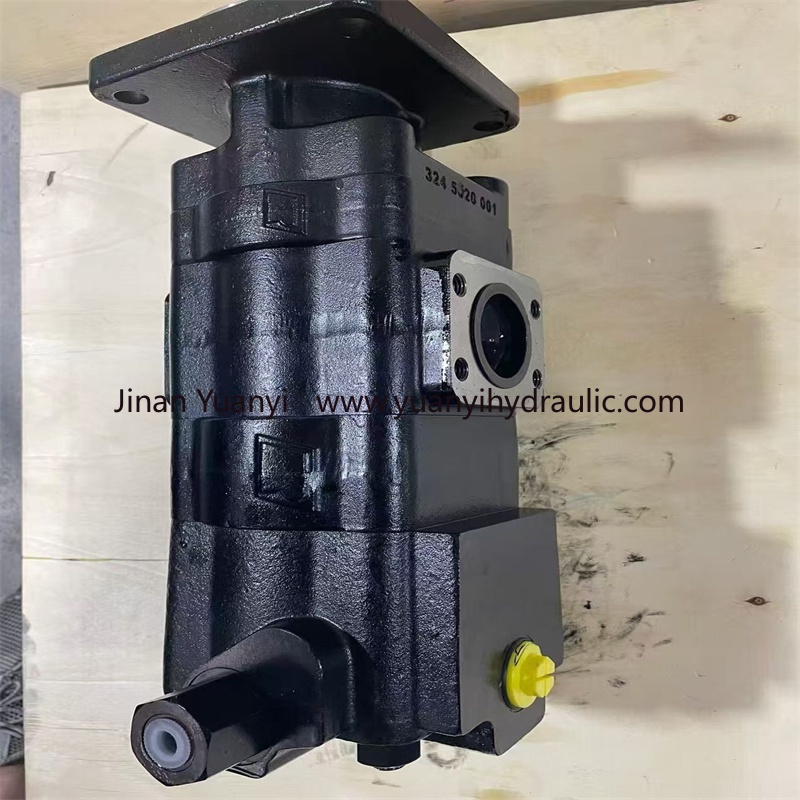 3249120345 Hydraulic Gear Pump,87434673 Double Hydraulic Pump For Constrction Machine