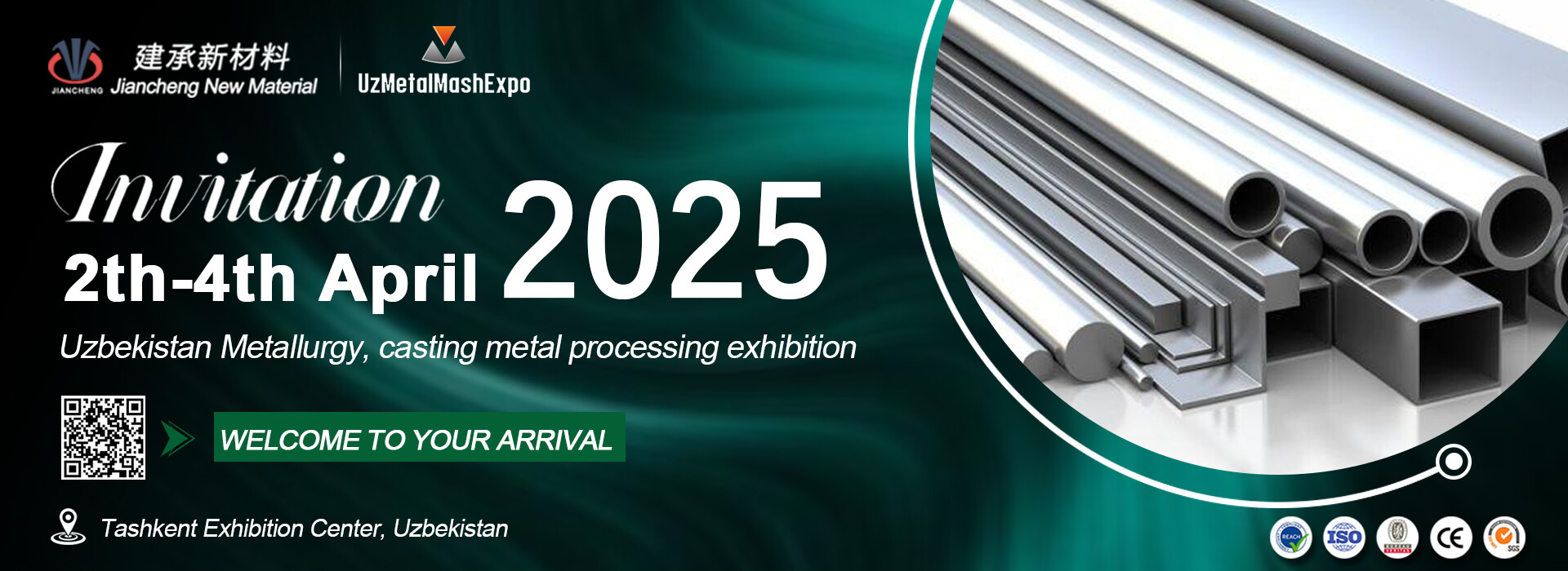 Uzbekistan Metallurgy, casting metal processing exhibition[2025.04.02-2025.04.04]
