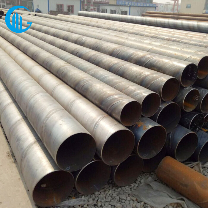 Spiral welded pipe