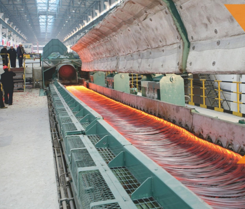 The process flow of wire