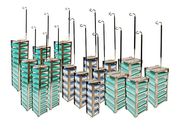 Liquid Nitrogen Tank Freezing Rack
