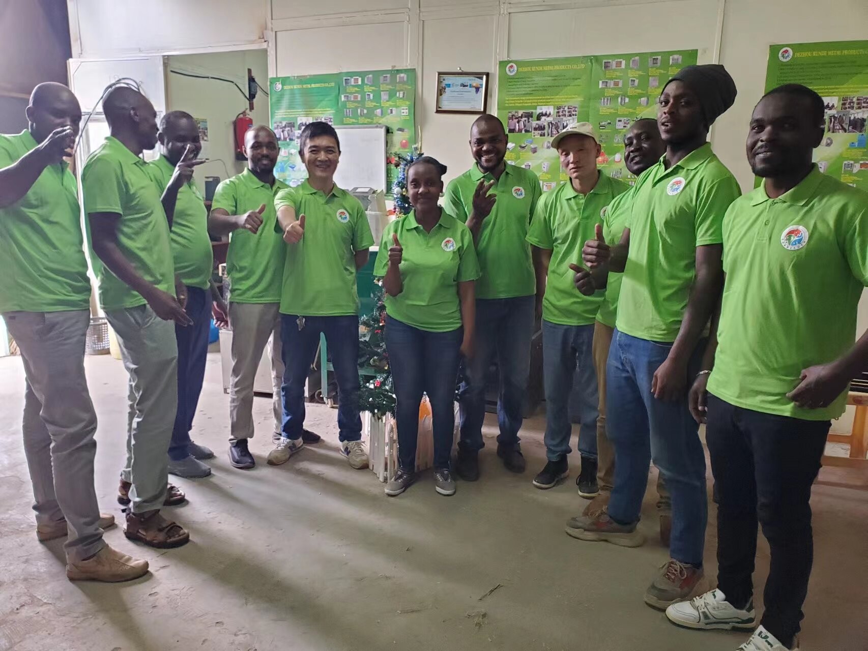 Overseas company team