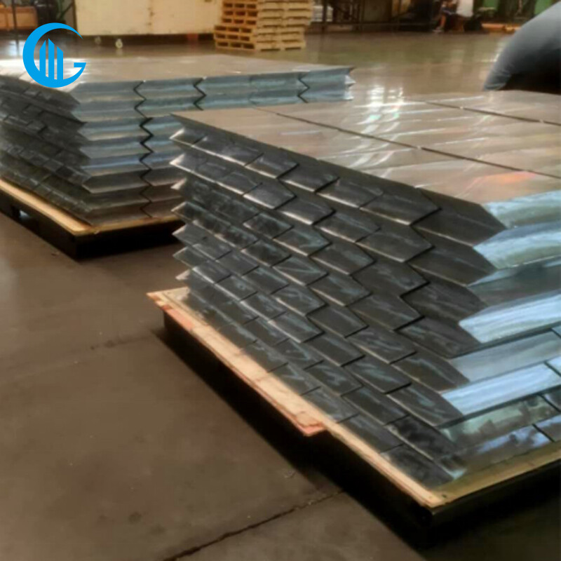 Interlocking lead bricks