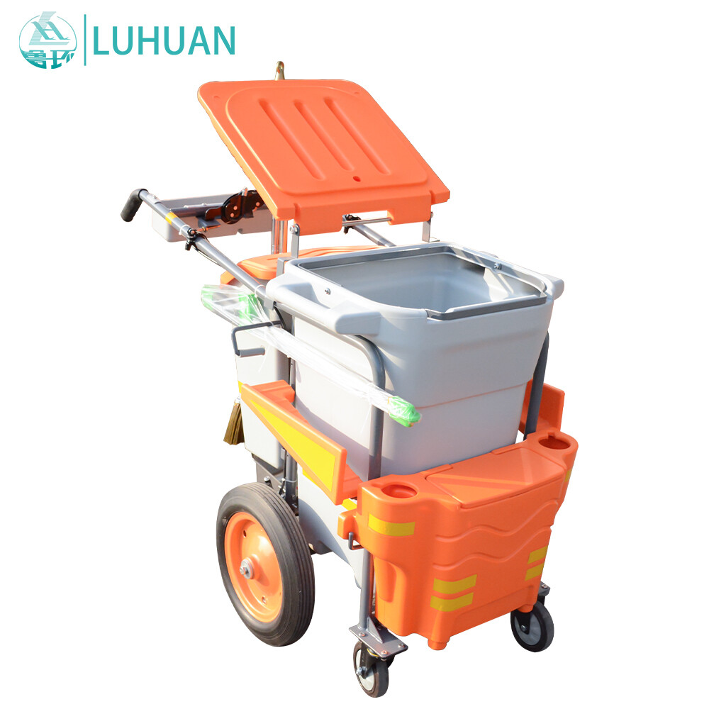 Multi-Function Sanitation Cleaning Trolley