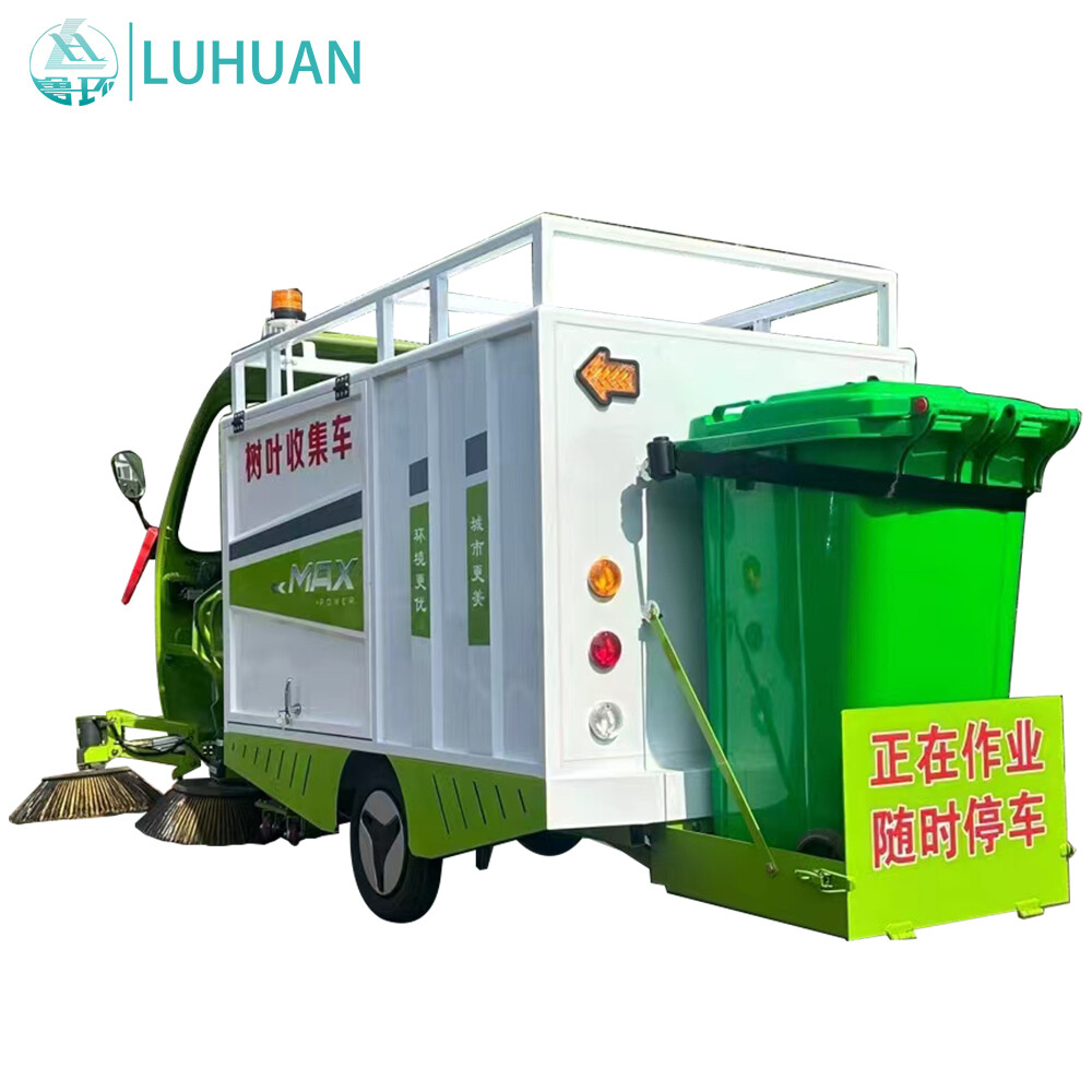 Electric 3-Wheel Leaf Sweeper Plastic Floor Cleaning Machine