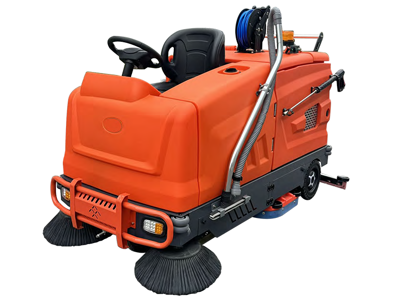 Industrial Scrubber-Sweeper