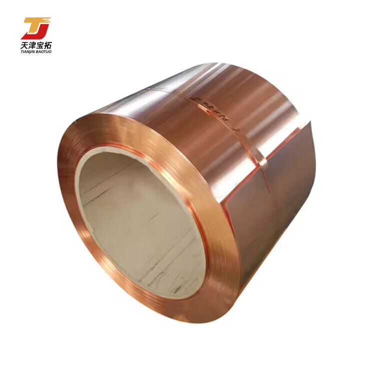 99.9% Pure Strip C1100 C1200 C1020 C5191 Decorative Earthing Copper Coil Foil Roll Price