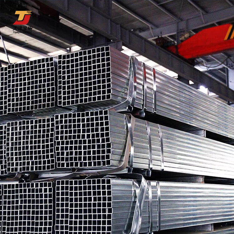 Hot Sales Q235B Galvanized Square Steel Pipe Rectangular Pipe