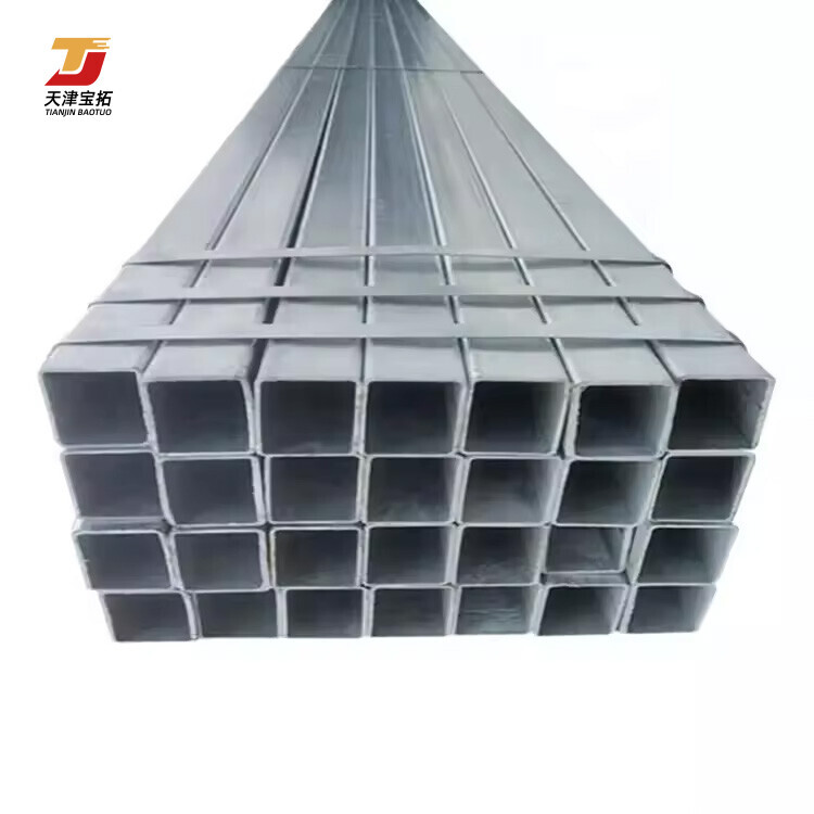 Hot Sales Q235B Galvanized Square Steel Pipe Rectangular Pipe