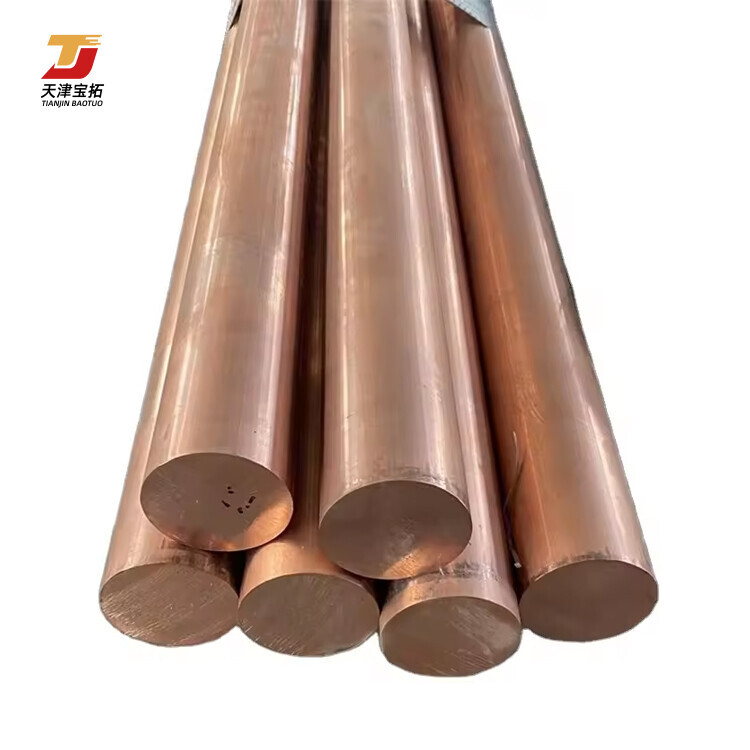 C12300 C12200 Red Solid Copper Round Bar for Auto Parts Equipment