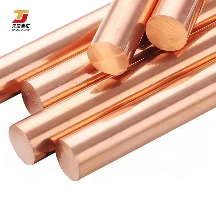 C12300 C12200 Red Solid Copper Round Bar for Auto Parts Equipment