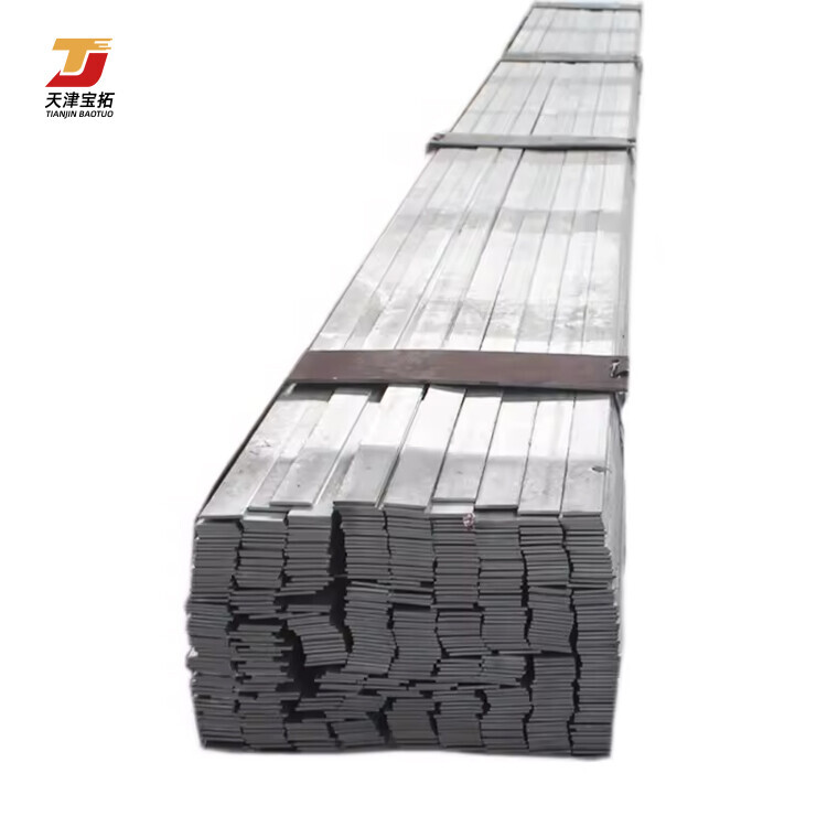 High quality cold drawn steel flat Q235 ss400 DX51D steel flat hot rolled