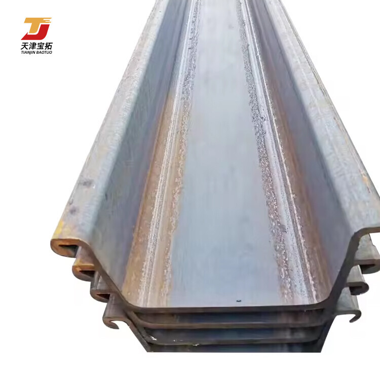 Astm A36 Q345 Steel Sheet Pile Hot Rolled Carbon Section Steel Piling Steel Sheet Pile