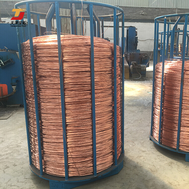 Copper Coated Steel Bare Stranded Wire , Bare Copper Wire