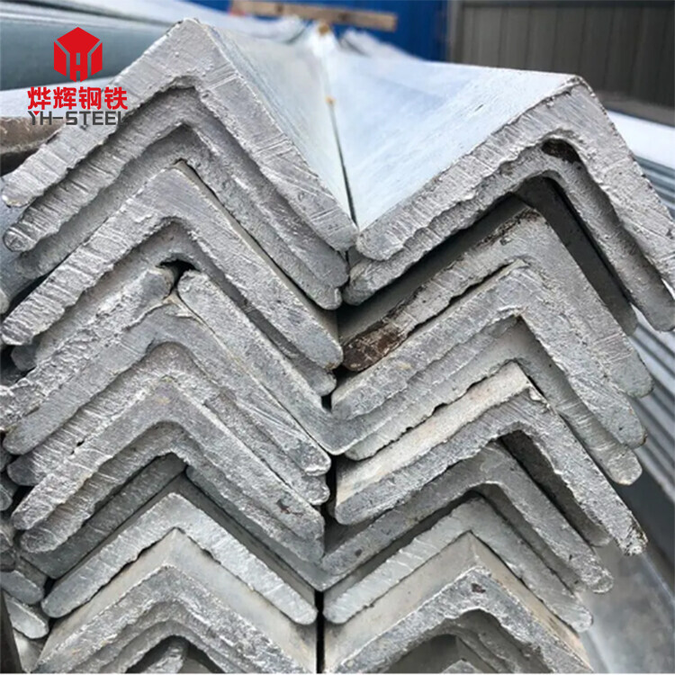 Factory Direct Sales Q235b Angle Steel Hot-dip Galvanized Equilateral Hot-rolled Shelf Galvanized Angle Iron Punching 40*4mm