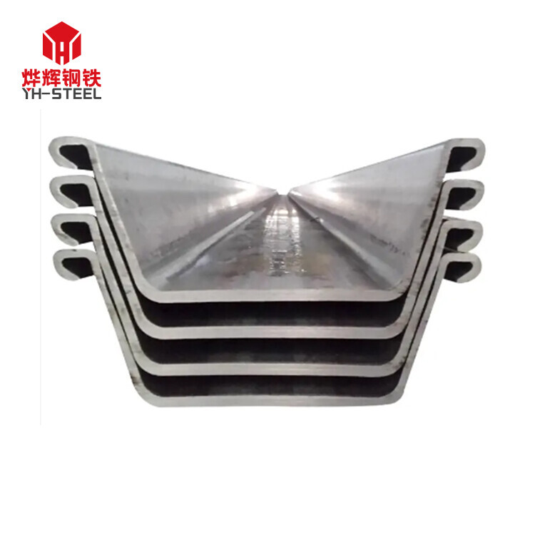 Chinese supplier Sheet pile type 2 sheetpile steel profile u with low price