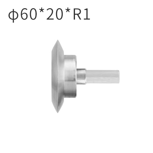 Mingde machinery manufacturing 60*20*R1MM Aluminium alloy pressure wheel with pin for profile wrapping machine