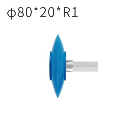 Mingde machinery manufacturing 80*20*R1MM Silicone wheel with pin for profile wrapping machine