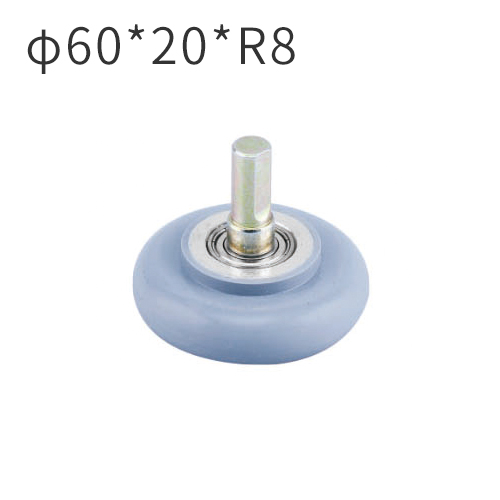 Mingde machinery manufacturing 60*20*R8MM Imported Silicone Wheels with Pins for profile wrapping machine Mingde machinery manufacturing 60*20*R8MM Imported Silicone Wheels with Pins for profile wrapping machine