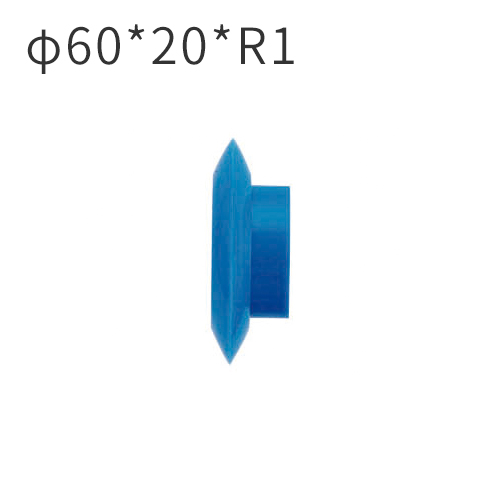 Mingde machinery manufacturing 60*20*R1MM Silicone wheel with pin for profile wrapping machine Mingde machinery manufacturing 60*20*R1MM Silicone wheel with pin for profile wrapping machine