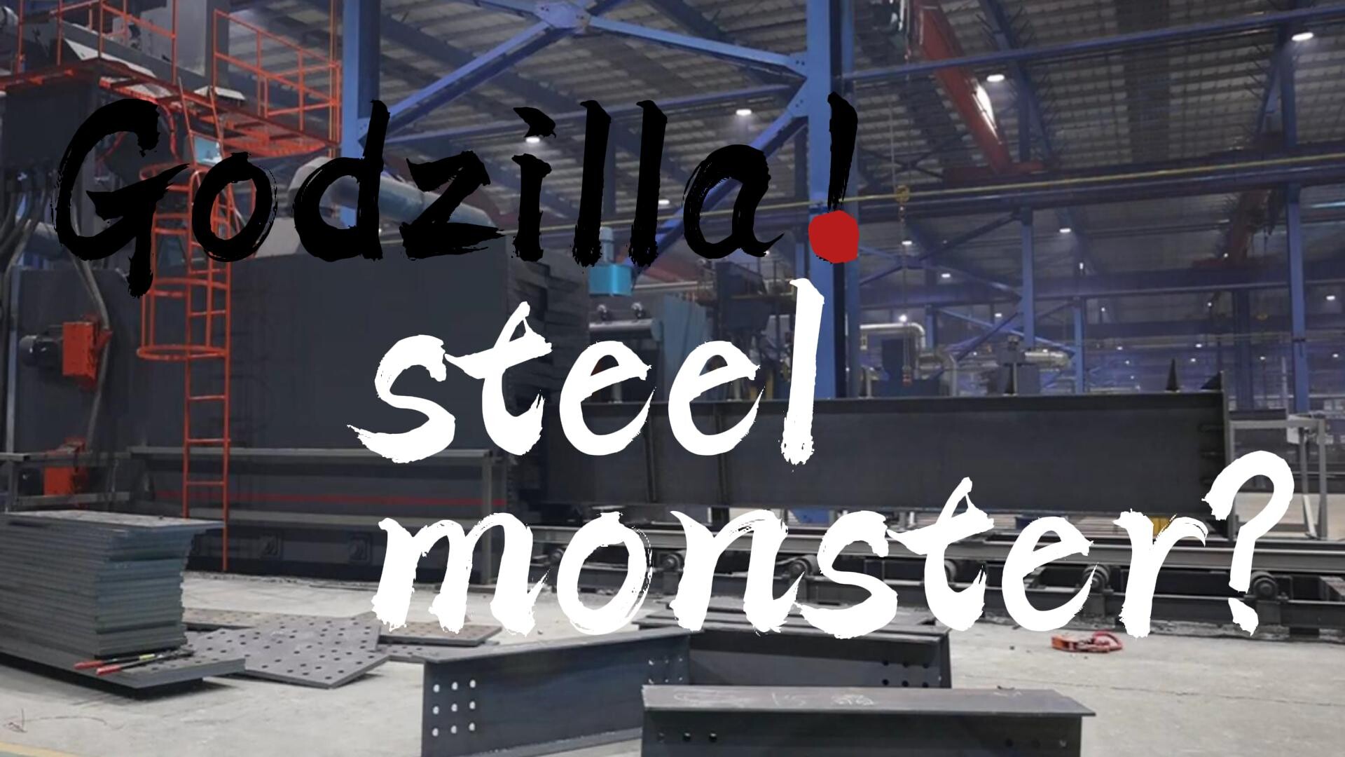 ¿Godzilla devorador de acero? Máquina de granallado