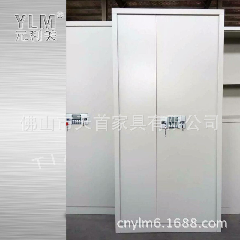 Fingerprint authentication intelligent electronic Combination lock double file cabinet
