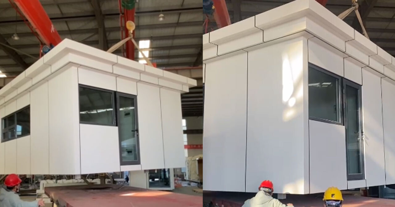 Suninn Prefab House Delivered to Jinan Client for Security Station Use Suninn Prefab House Delivered to Jinan Client for Security Station Use