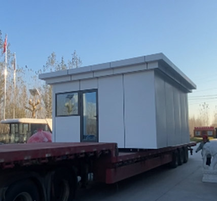 Suninn Prefab House Delivered to Jinan Client for Security Station Use
