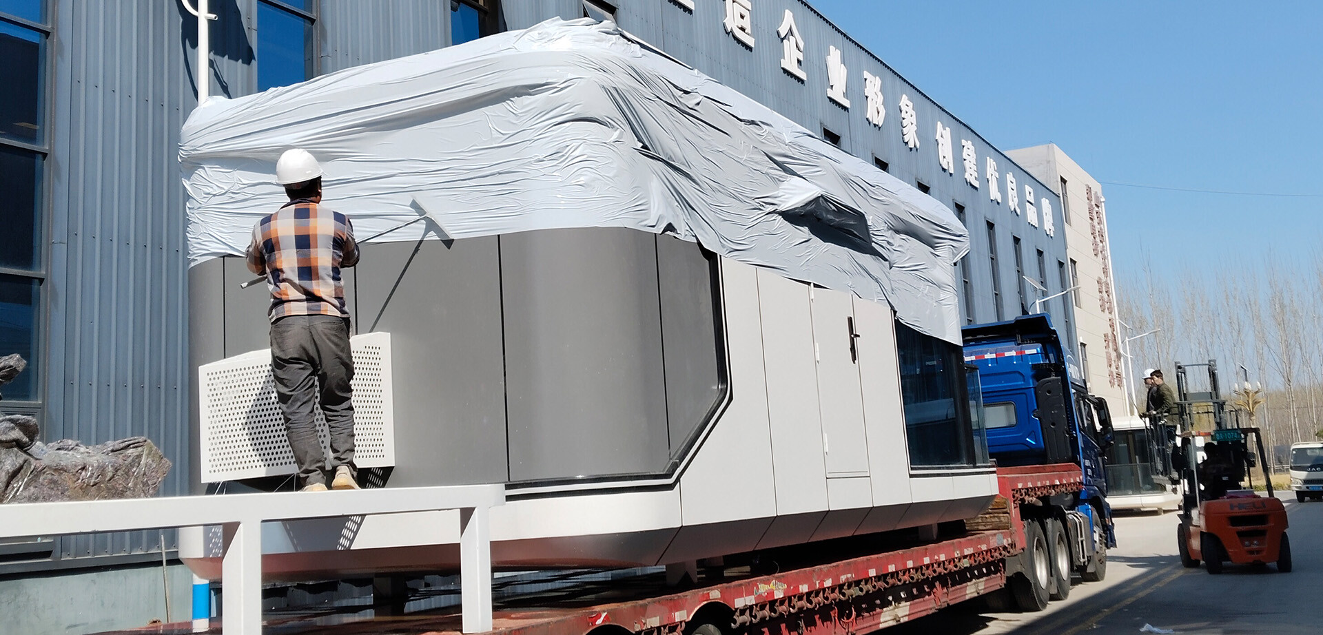 SUNINN Custom V5 Space Capsule Shipped to Mongolia for Extreme Winter Living