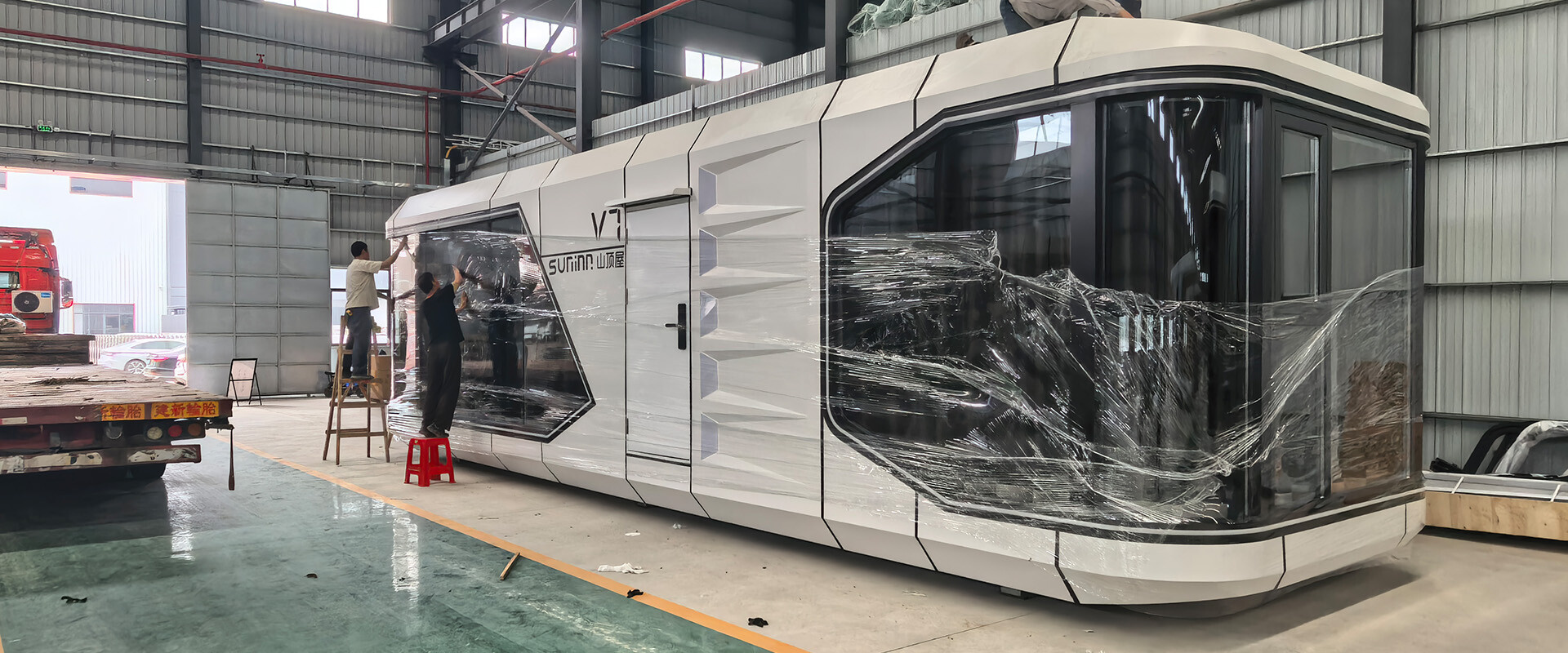 SUNINN V7 Capsule Shipped from Guangzhou Factory to Shanghai