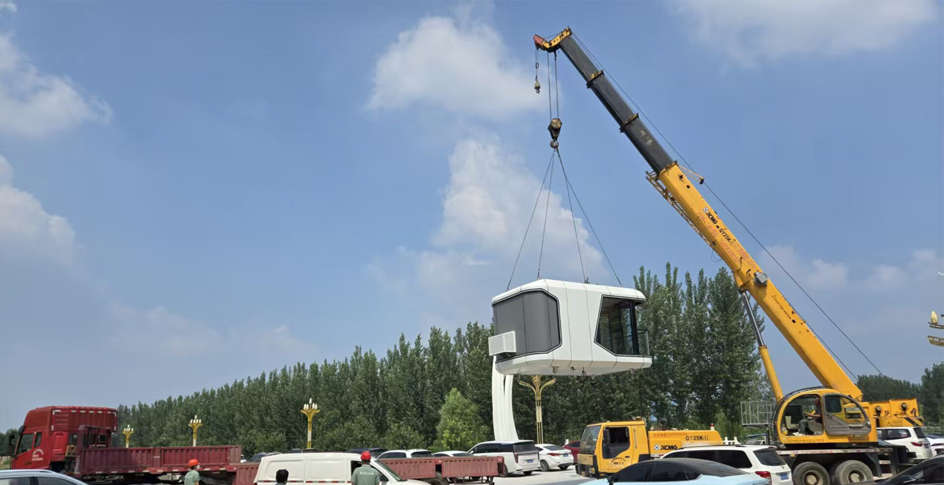 SUNINN V3 capsule house delivery