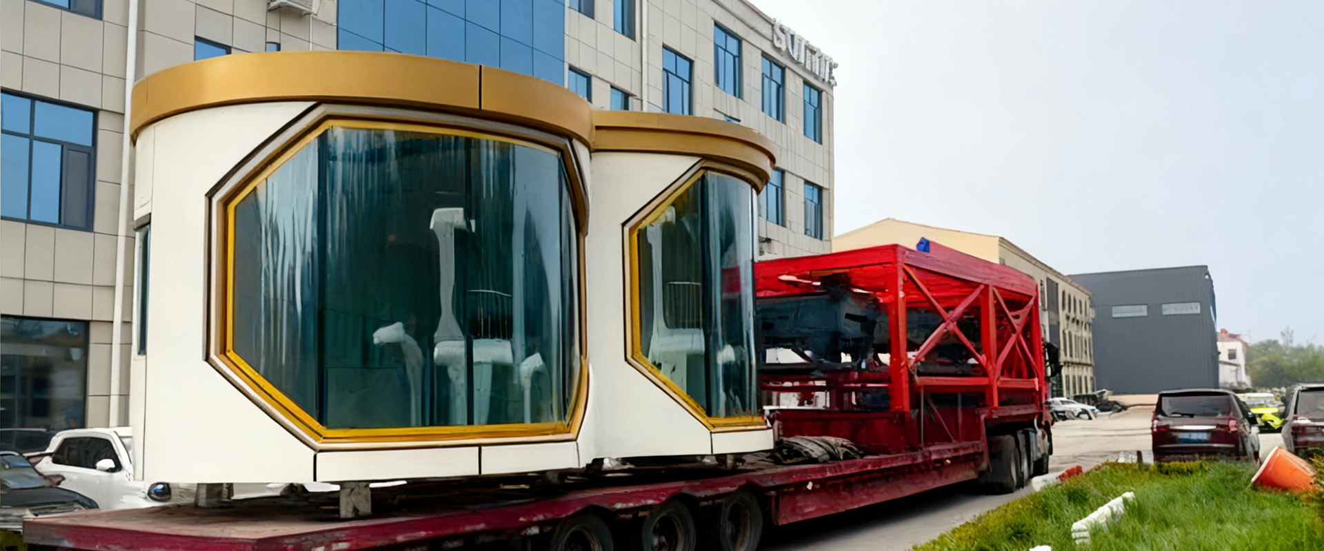 SUNINN customized T6 prefabricated houses were shipped to Inner Mongolia to meet regional needs SUNINN customized T6 prefabricated houses were shipped to Inner Mongolia to meet regional needs