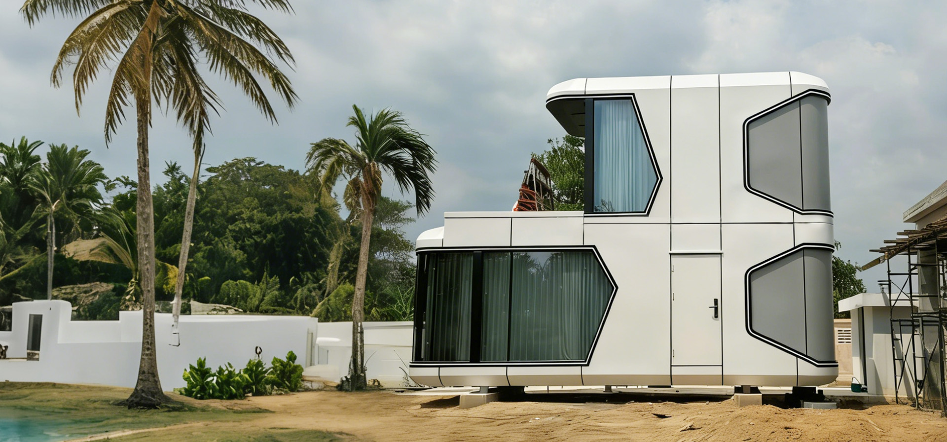 SUNINN’s V5+V3 Two-story Capsule Pods Successfully Installed in Thailand for Social Venue Application