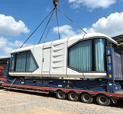 SUNINN Hot-Selling V7 Capsule House Shipped to Thailand from Foshan factory
