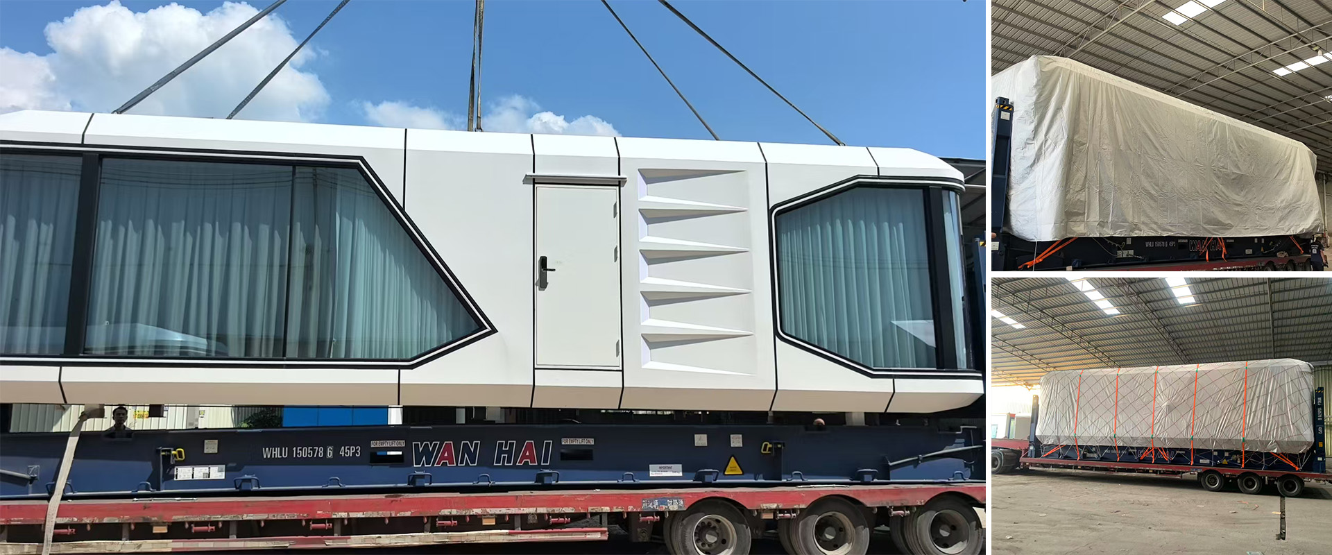 SUNINN Hot-Selling V7 Capsule House Shipped to Thailand from Foshan factory