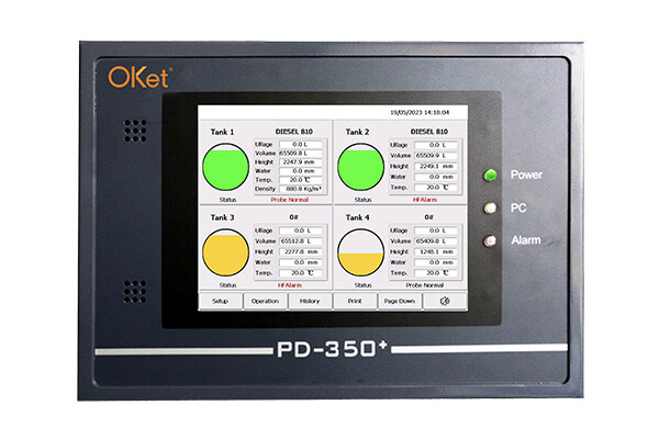 Consola medidora automática de tanques PD-350+