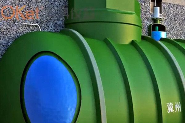 HLS-1D Capteur hydrostatique de détection de fuites pour réservoir à double paroi en PRFV