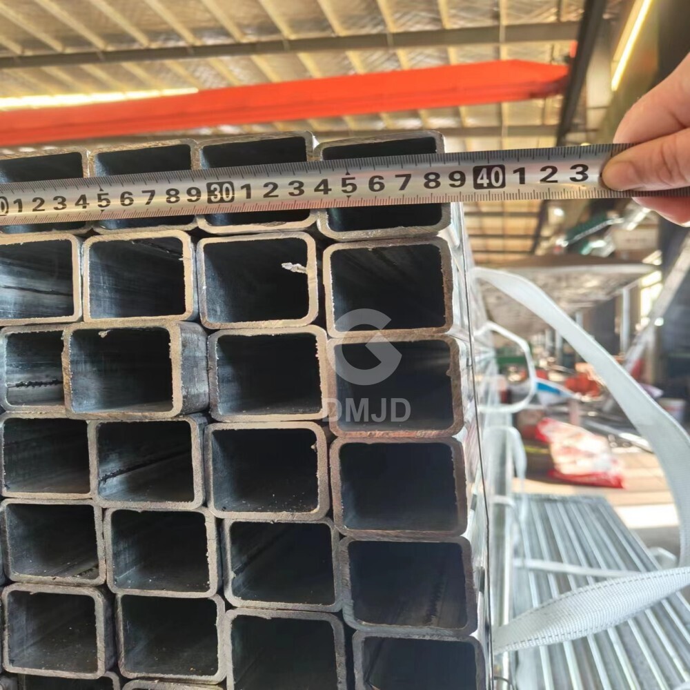 40x60mm galvanized steel rectangular tube sizes