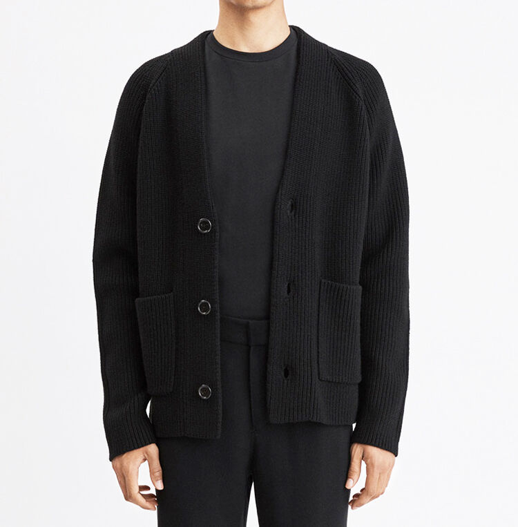 2024 Autumn ODM Mens Sweaters Factory Custom High Quality Casual Cotton V-neck Mens Sweaters