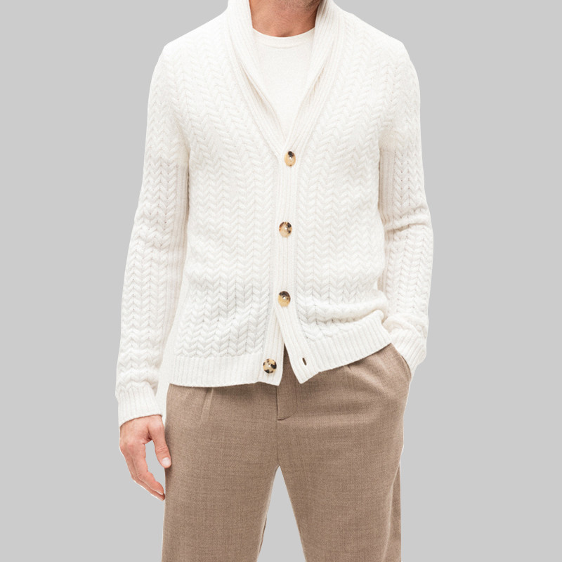 Wholesale Men Designer Sweater Knit Plus Size Sweater 100% Cotton men's Sweater Cardigan