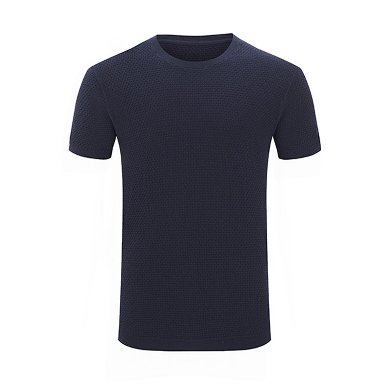 1 Piece MOQ Wholesale Solid Color Short Sleeve Cotton Cashmere  T-shirts for Men