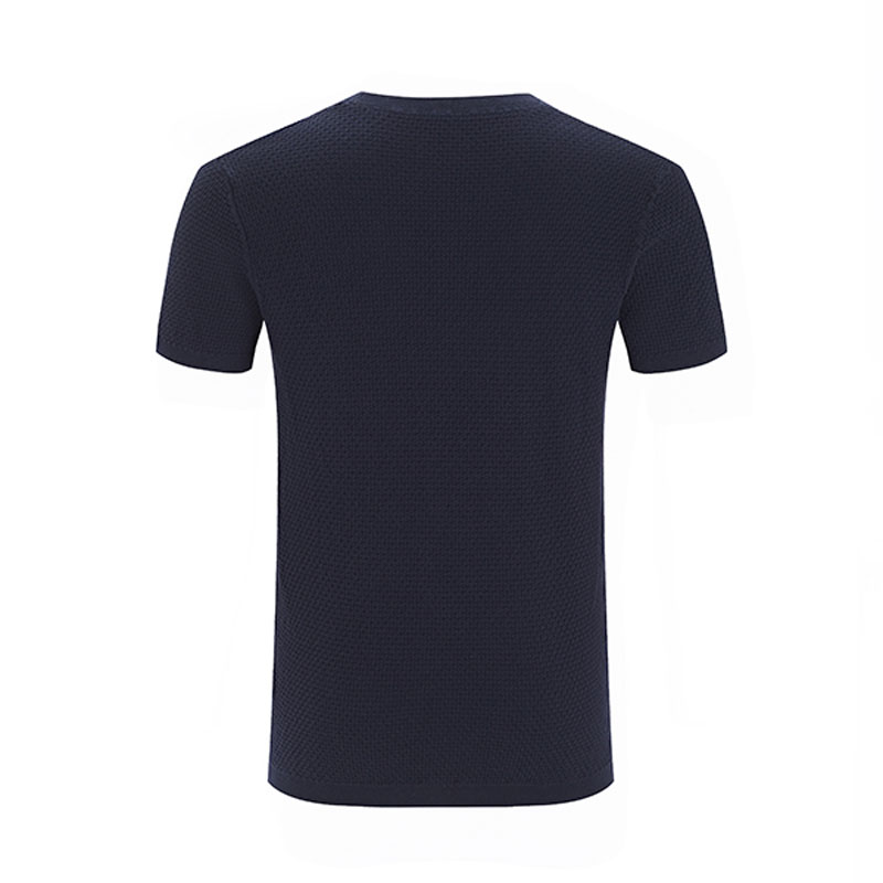 1 Piece MOQ Wholesale Solid Color Short Sleeve Cotton Cashmere  T-shirts for Men