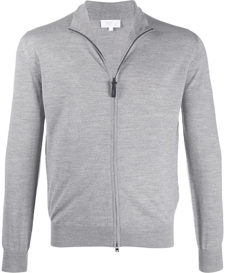 2024 Autumn Custom Knit Casual Soft Cardigan Zipper Mens Cotton Sweaters