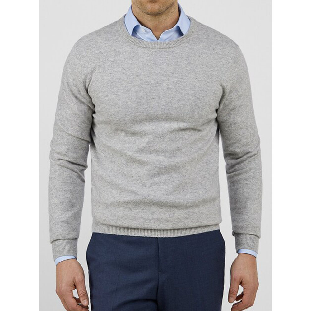 Custom Fashion Men Crewneck Sweater Slim Fit Sweaters for Men