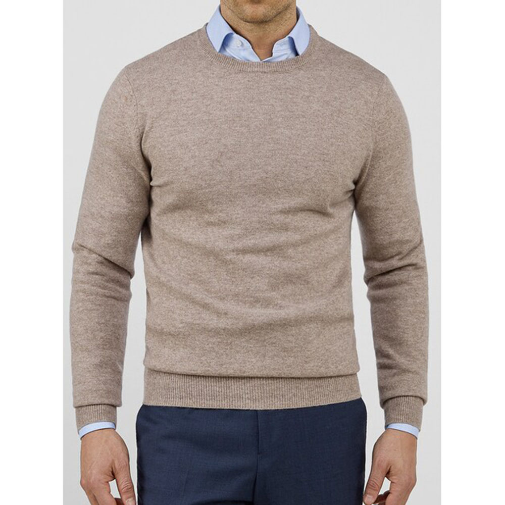 Custom Fashion Men Crewneck Sweater Slim Fit Sweaters for Men