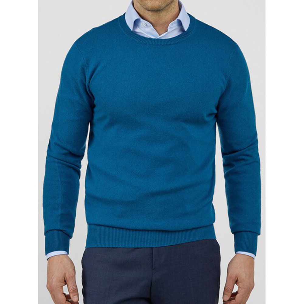 Custom Fashion Men Crewneck Sweater Slim Fit Sweaters for Men